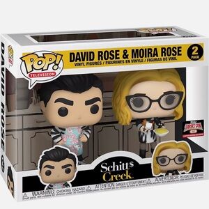 Schitt's Creek David & Moira Rose Vinyl Figures Funko